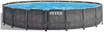 Intex Prism Frame Greywood Ø 549 x 122 cm (26744NP)