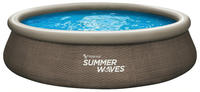 Summer Waves Quick Pool Ø 396 x 84 cm (01333A) braun