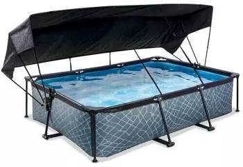 Exit Toys Rahmenpool 300 x 200 x 65 cm Stone (30.23.32.00)