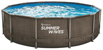 Summer Waves Active Frame Pool Ø 366 x 91 cm braun (PGP2Q01236D)