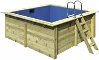 Karibu Rechteckpool "Holzpool Milano" BxLxH: 353x320x124 cm, kesseldruckimpr&auml;gniert