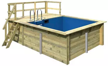 Karibu Pool Gr.1 350 x 320 x 124 cm (23637)