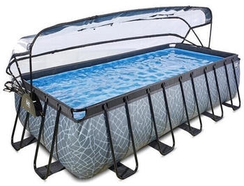 Dutch Toys Group B.V. Exit Toys Rahmenpool mit Kartuschenfilter + Sonnendach 540x250cm (30.42.53.00)