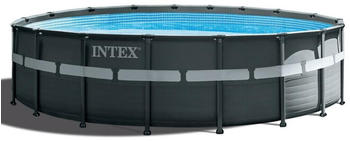 Intex Pools Intex Ultra XTR Frame Pool 549 x 132cm (26330GN) mit Lounge Floating Mesh