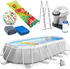 Intex Prism Frame Oval Pool 610 x 305 x 122 cm