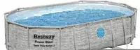 Bestway 56946, Bestway Power Steel Swim Vista Series Frame Pool Komplett-Set mit