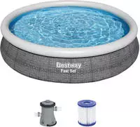 Bestway Swimmingpool-Set Rund 366x76 cm