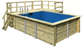Karibu Pool Gr. 2 350 x 440 x 124 cm (23641)