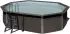 Gre Composite Pool oval 524x386x124cm grau