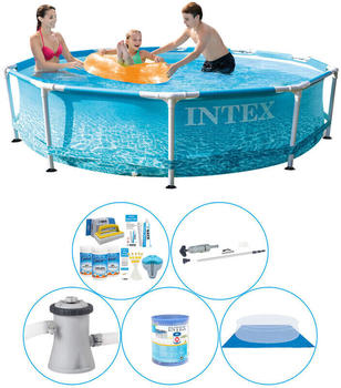 Intex Pools Intex Metal Frame round Plage 305 x 76 cm 6 pieces (8720574962352)