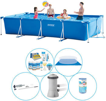 Intex Pools Intex Frame Pool rectangular 450 x 220 x 84 cm 6 pieces (8720574961010)