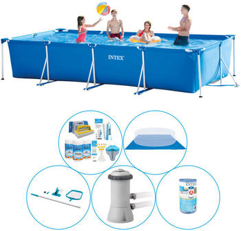 Intex Pools Intex Frame Pool rectangular 450 x 220 x 84 cm 6 pieces (8720574960990)