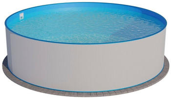 Summer Fun Planet Pool rund Ø 350x120 cm Set mit Filteranlage und Zubehör weiß/blau (M96150VS)