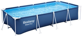 Bestway Steel Pro Frame-Pool-Set 400 x 211 x 81 cm dunkelblau (56424_23)