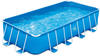 Polytank Frame Pool-Set 488 x 244 x 107 cm mit Leiter blau (3000157)