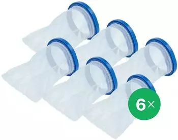 vhbw Filterpad für Pool Blaster Max Li/CG, Grobfilter, 11x11x2,3cm, 6er-Pack (182996256-3)