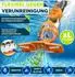 tillvex Poolsauger orange/anthrazit mit Akku & Teleskopstange, bis 15m³ (TVHPSG-004)