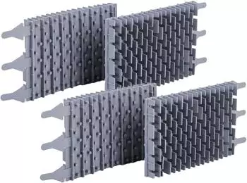 vhbw Ersatzb&uuml;rsten f&uuml;r Poolroboter, Gummi, 23,9x12,8x4cm, 4er-Set (183501446-1)