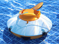 Bestway Autonomer Pool-saugroboter Frisbee - F&uuml;r Pools Mit Flachem Boden Bis 5 X 3 M