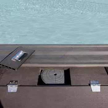 Gre Technikbox für Composite Pools 115cm hellgrau – Robustes Material für Langlebigkeit