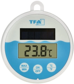 TFA Dostmann Digitales Poolthermometer mit Solarenergie