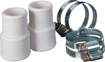 Gre Schlauchanschluss-Kit: 2 Verbinder und 4 Klemmen für 32-38 mm Durchmesser (AR511)