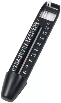Summer Fun Pool Thermometer 24,2 cm x 3,2 cm x 4,7 cm Schwarz
