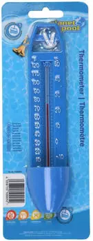 planet pool Thermometer Blau