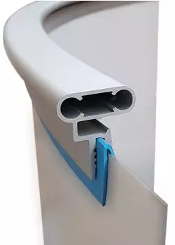 Waterman Pool Handlaufpaket Premium aus Aluminium f&uuml;r Rundbecken bis 480cm