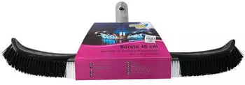 planet pool Profi B&uuml;rste 45cm Silber Schwarz