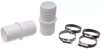 Summer Fun Schlauchverbinder &Oslash; 38 mm 2er Pack inkl. 4 Schlauchklemmen