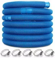 Monzana&reg; Poolschlauch 6-14m &Oslash; 32-38mm Flexibel Robust Muffen 5x...