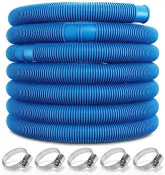 Monzana Poolschlauch 10m &Oslash;38mm UV- und chlorresistent, blau (109275)