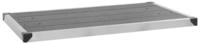 vidaXL Garten-Duschwanne WPC Edelstahl 110 x 62 cm Grau