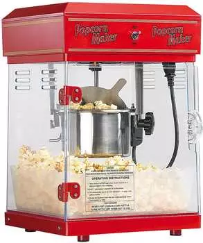 Rosenstein & S&ouml;hne Profi-Popcorn-Maschine "Cinema" mit Edelstahl-Topf