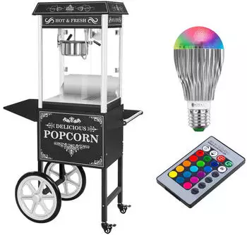 Royal Catering Popcornmaschine mit Wagen (RCPW-16.2)