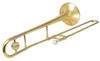 vidaXL Yellow Brass Trombone