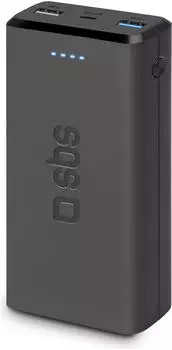 SBS Mobile Powerbank 20.000mAh Schwarz