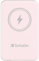 Verbatim 32243, Verbatim Charge ŽnŽ Go Magnetic Powerbank 5000 mAh pink