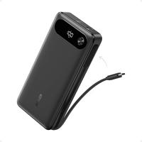 Anker A1383H11, Anker Power Bank 20000 mAh 87 W Eingebautes USB-C Kabel Schwarz