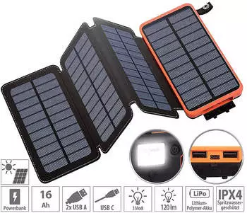 Pearl Revolt Solar Powerbank Pb-90.S