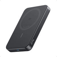 Anker A1664H11, Anker MagGo 10000 mAh Powerbank USB Typ-C Kabelloses Laden (Schwarz)
