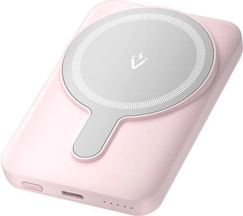 Vention 5000mAh Magnetic Wireless Power Bank 20W Rosa