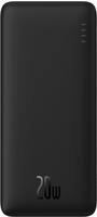 Airpow 20w 10000mah Powerbank Mit Usb-a - Usb-c Kabel 30cm - Schwarz