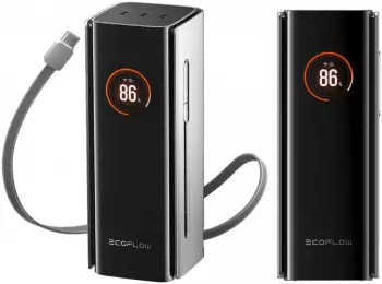 EcoFlow RAPID Pro Powerbank (20 000mAh, 230W, Integriertes 100W Kabel)