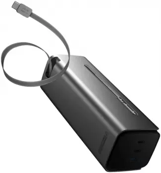 EcoFlow RAPID Pro Powerbank (20 000mAh, 230W, Integriertes 100W Kabel) – Mehrere Geräte gleichzeitig laden dank verteilter Leistung
