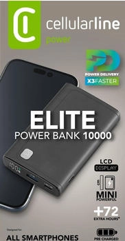 Cellular Line Mini Power Bank ELITE 10000mAh