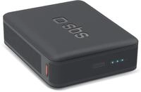 SBS Powerbank 20W PD, 10.000 mAh, 1x USB-A und 1x USB-C PD schwarz