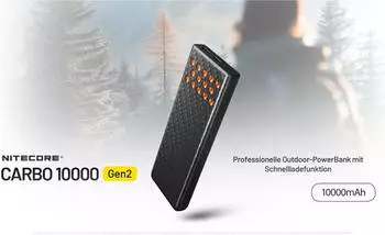 Nitecore Carbo 10000 GEN2 10000mAh Orange