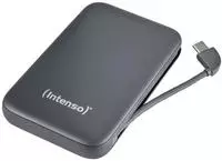 Intenso 7333034, Intenso Power Bank S 10000 mAh Grau + Integriertes USB-C